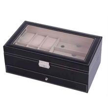 Cargar imagen en el visor de la galería, Joyero Para Guardar 6 Relojes, 3 Gafas, Accesorios Y Anillos