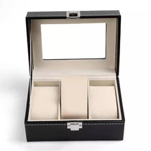 Cargar imagen en el visor de la galería, Caja Para Almacenar 2, 3 , 4, 5, 6, 10,12,18 y 24 Relojes En Cuero, amplios Espacios