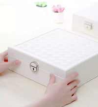 Cargar imagen en el visor de la galería, Joyero 2 Niveles + Mini Joyero Portátil En Cuero Sintetico