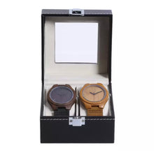 Cargar imagen en el visor de la galería, Caja Para Almacenar 2, 3 , 4, 5, 6, 10,12,18 y 24 Relojes En Cuero, amplios Espacios
