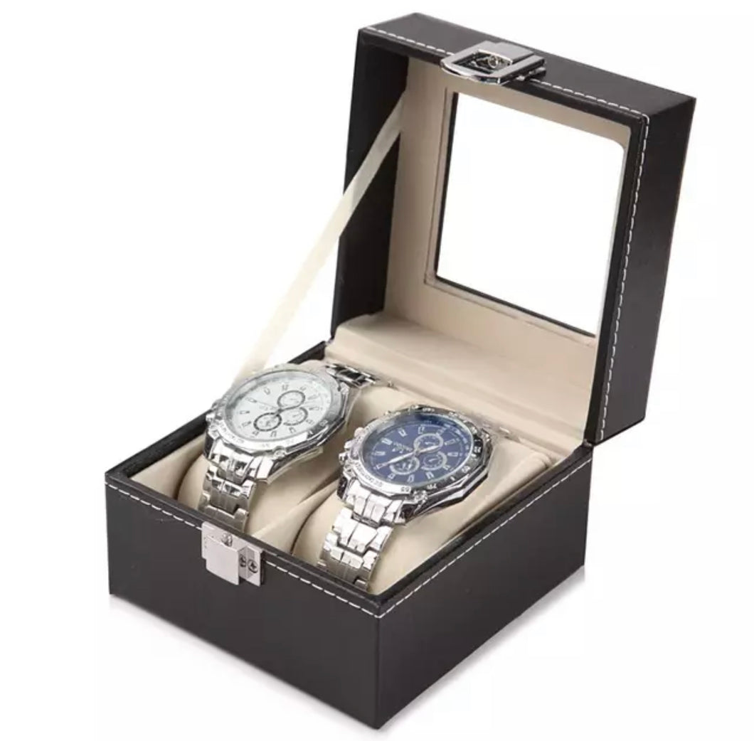 Caja Para Almacenar 2, 3 , 4, 5, 6, 10,12,18 y 24 Relojes En Cuero, amplios Espacios